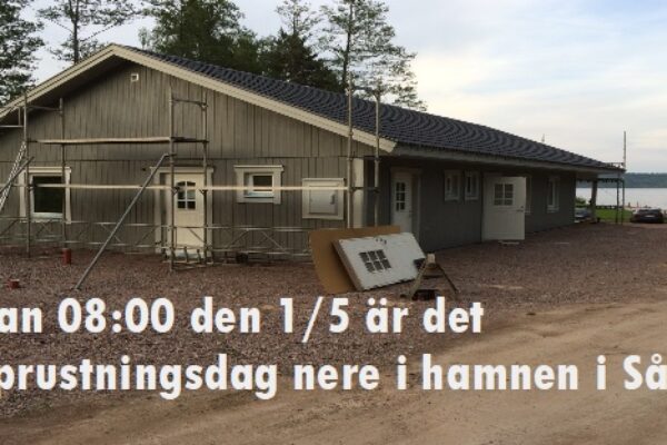 Upprustningsdag i hamnen 1/5