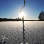 Byggnation vid klubblokalen.