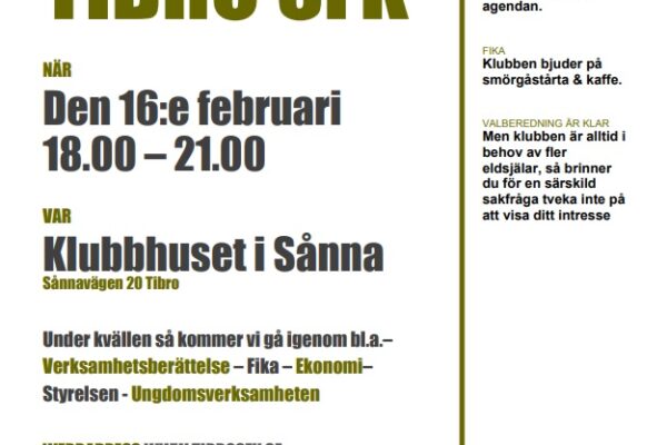 Årsmöte 2022
